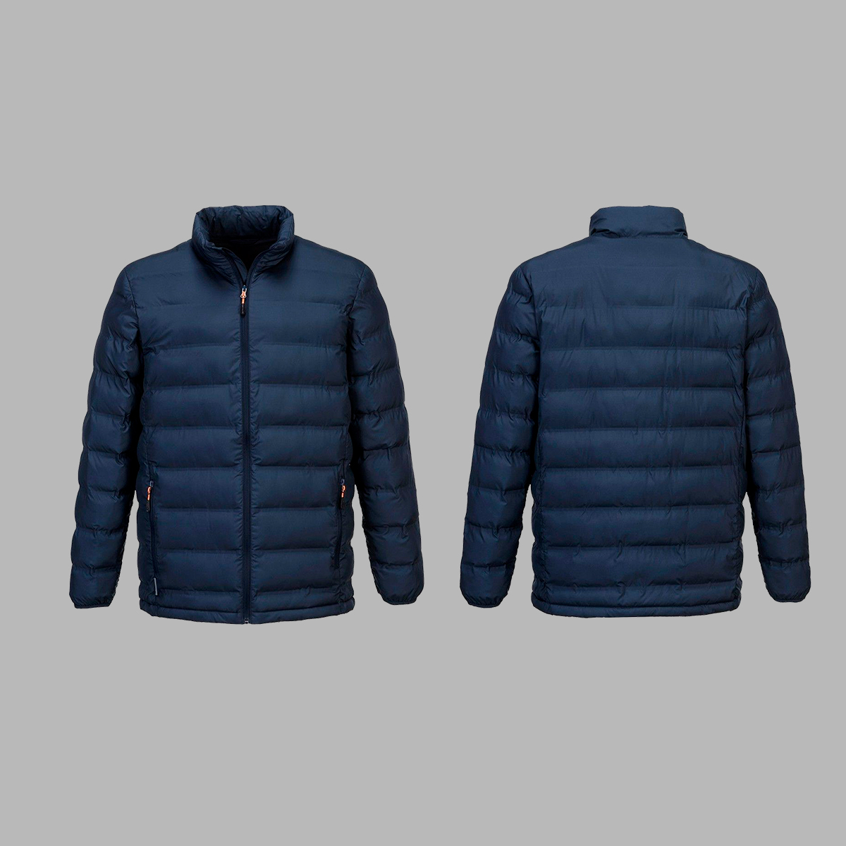 chumpa azul manga larga para frio de material sintetico