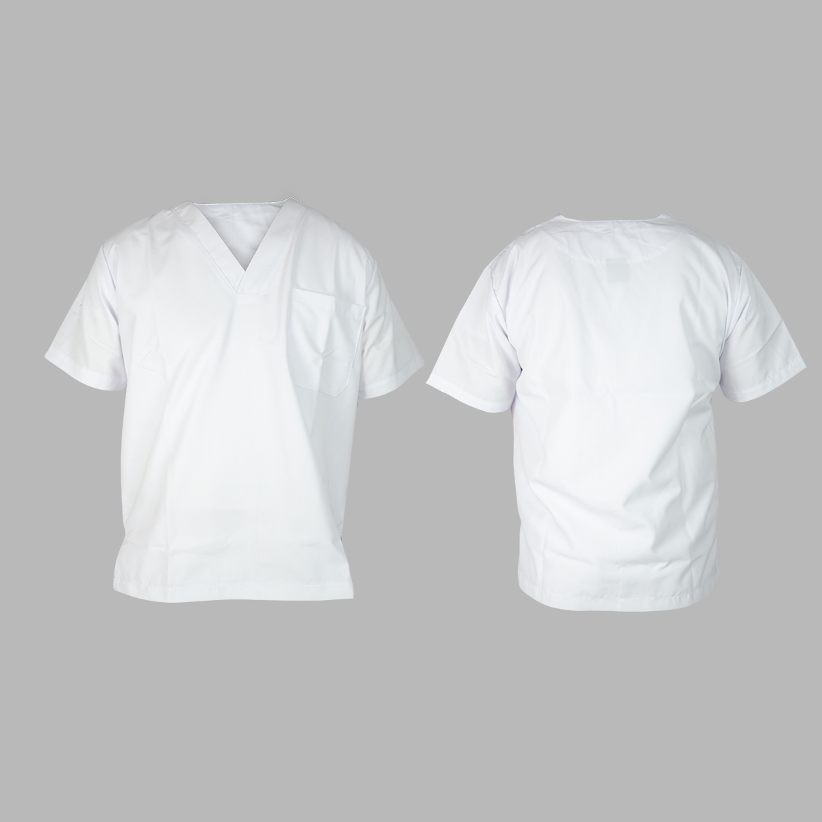 uniforme medico superior color blanco