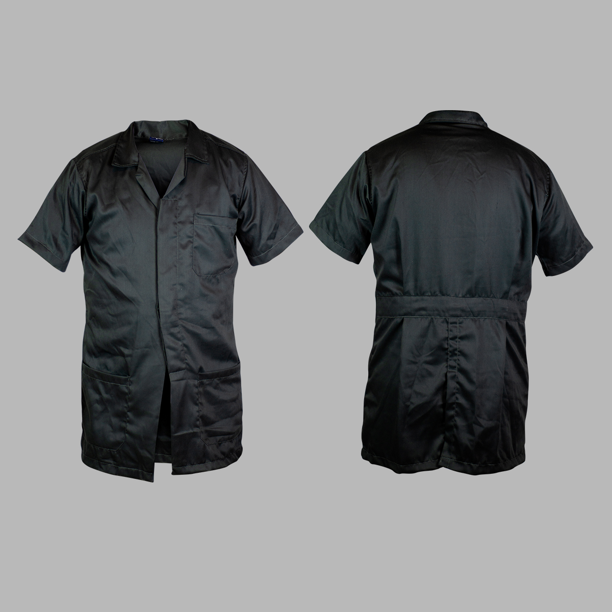 guayabera sintetica color negro