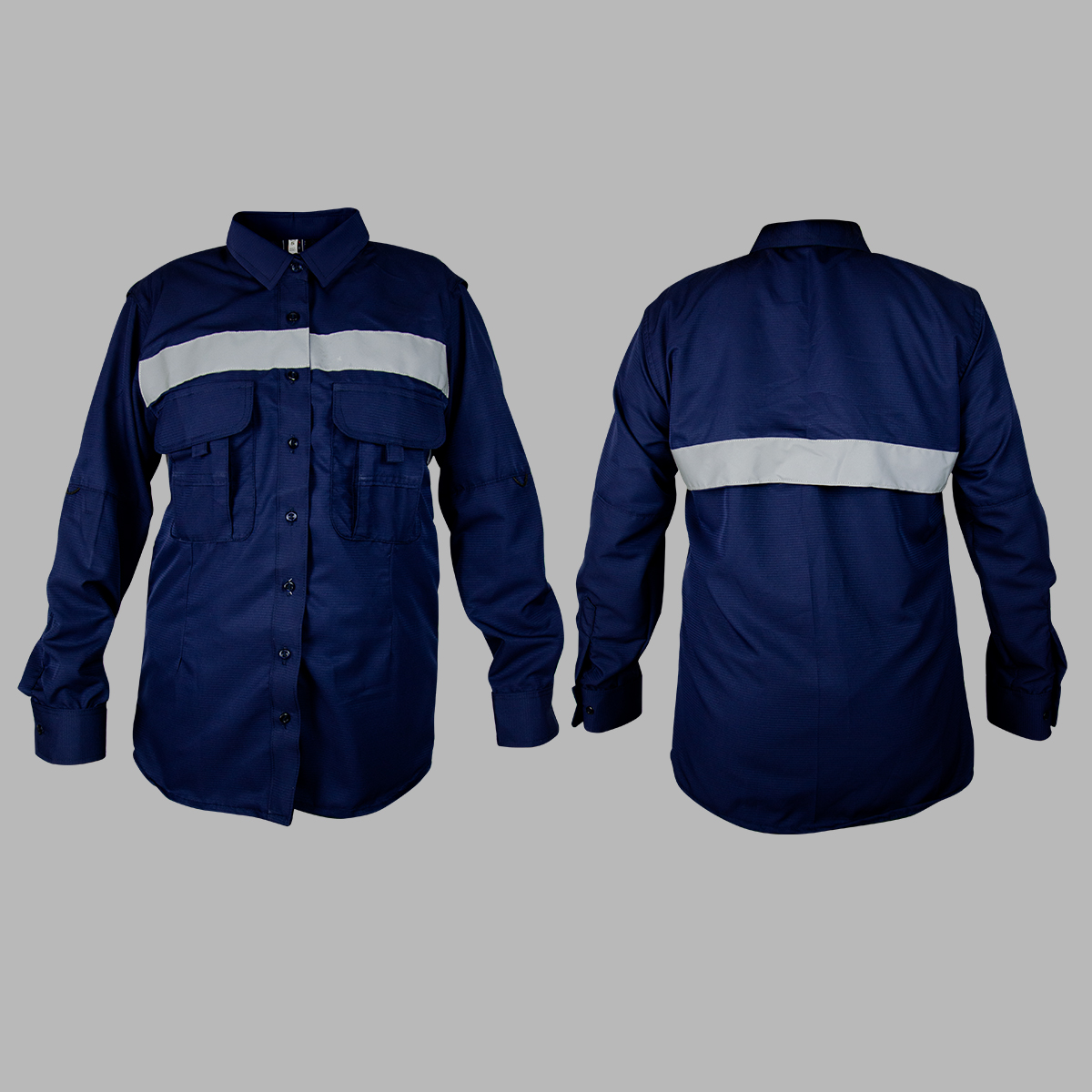 camisas formales con reflectores